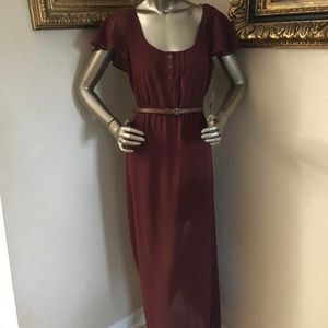 Forever 21 Burgundy maxi dress